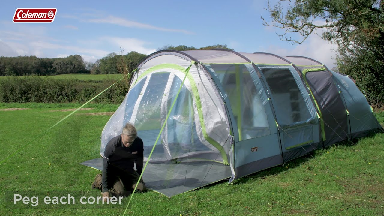 Cort de camping pentru 4 persoane Coleman Meadowood 4 Long albastru 2000037068