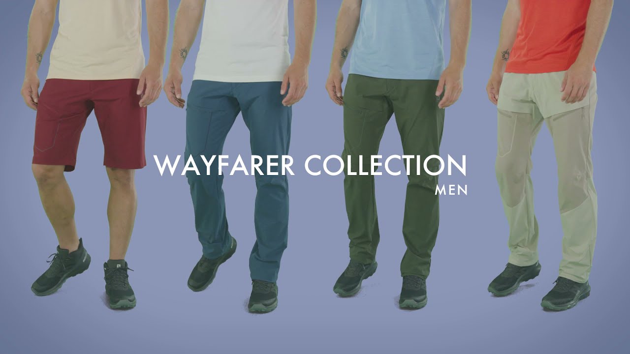 Pantaloni de trekking pentru bărbați Salomon Wayfarer Zip Off negru LC1712900