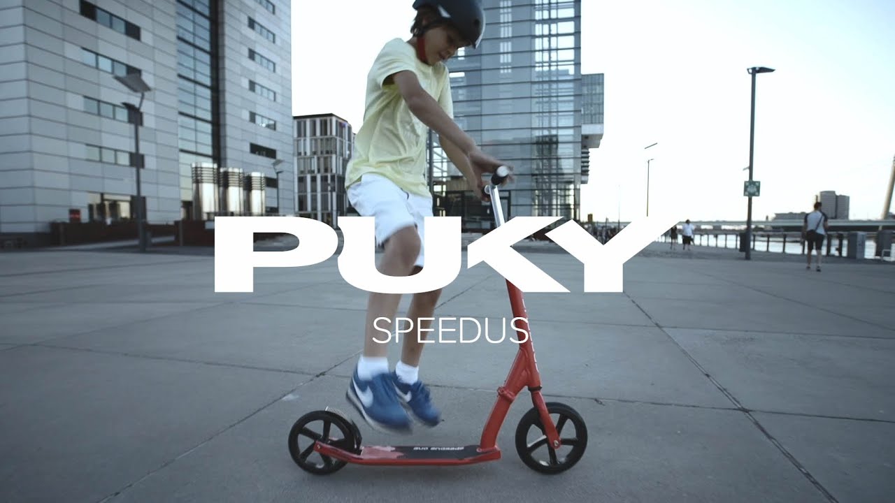 PUKY SpeedUs ONE scuter pentru copii roșu 5000