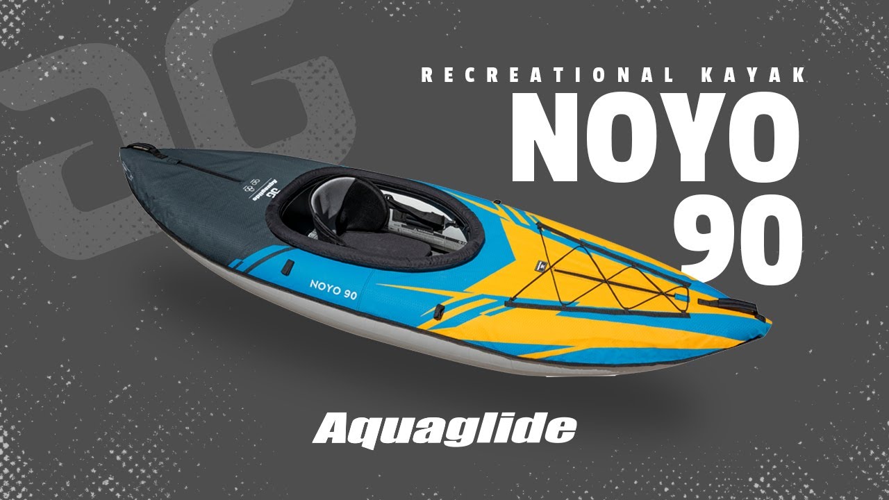 Aquaglide Noyo 90 albastru 584119111 Caiac gonflabil de 1 persoană 584119111