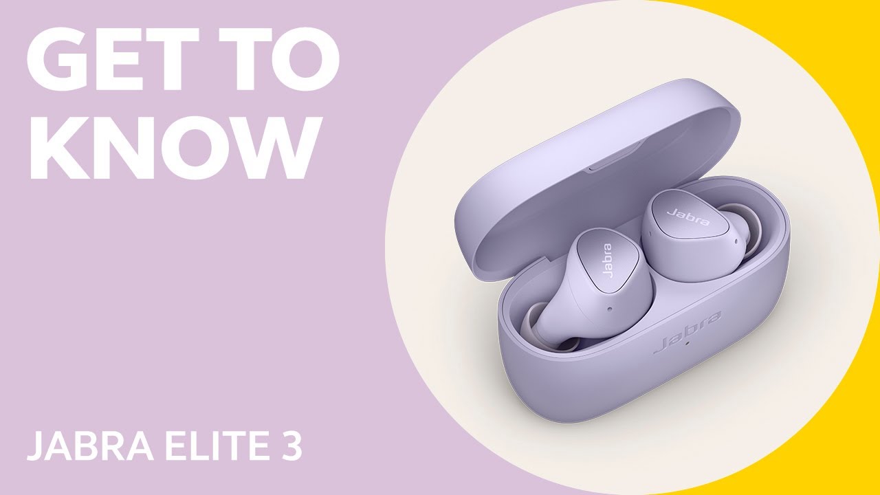 Căști fără fir Jabra Elite 3 bej 100-91410003-60