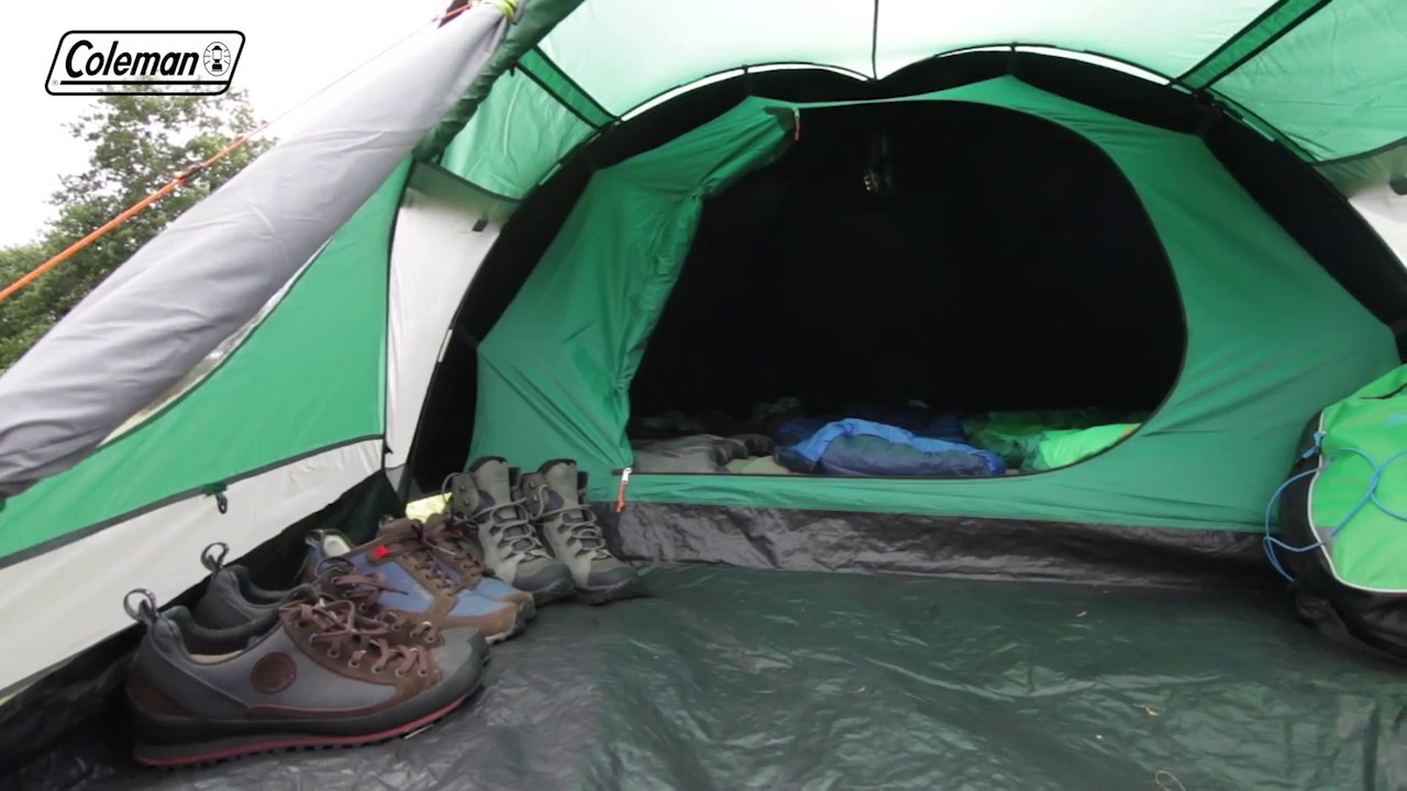 Cort de camping Coleman Kobuk Valley 3 Plus pentru 3 persoane, verde 2000030280