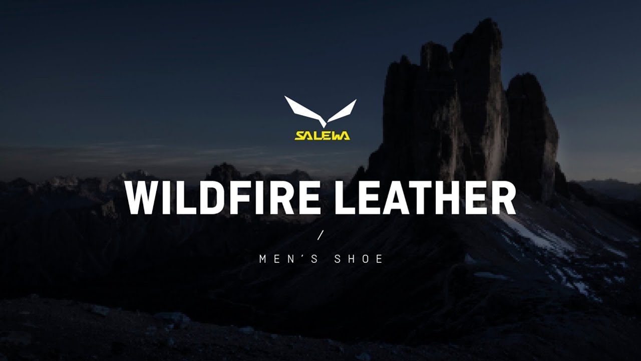 Cizme de drumeție pentru bărbați Salewa Wildfire Leather negru 00-0000061395