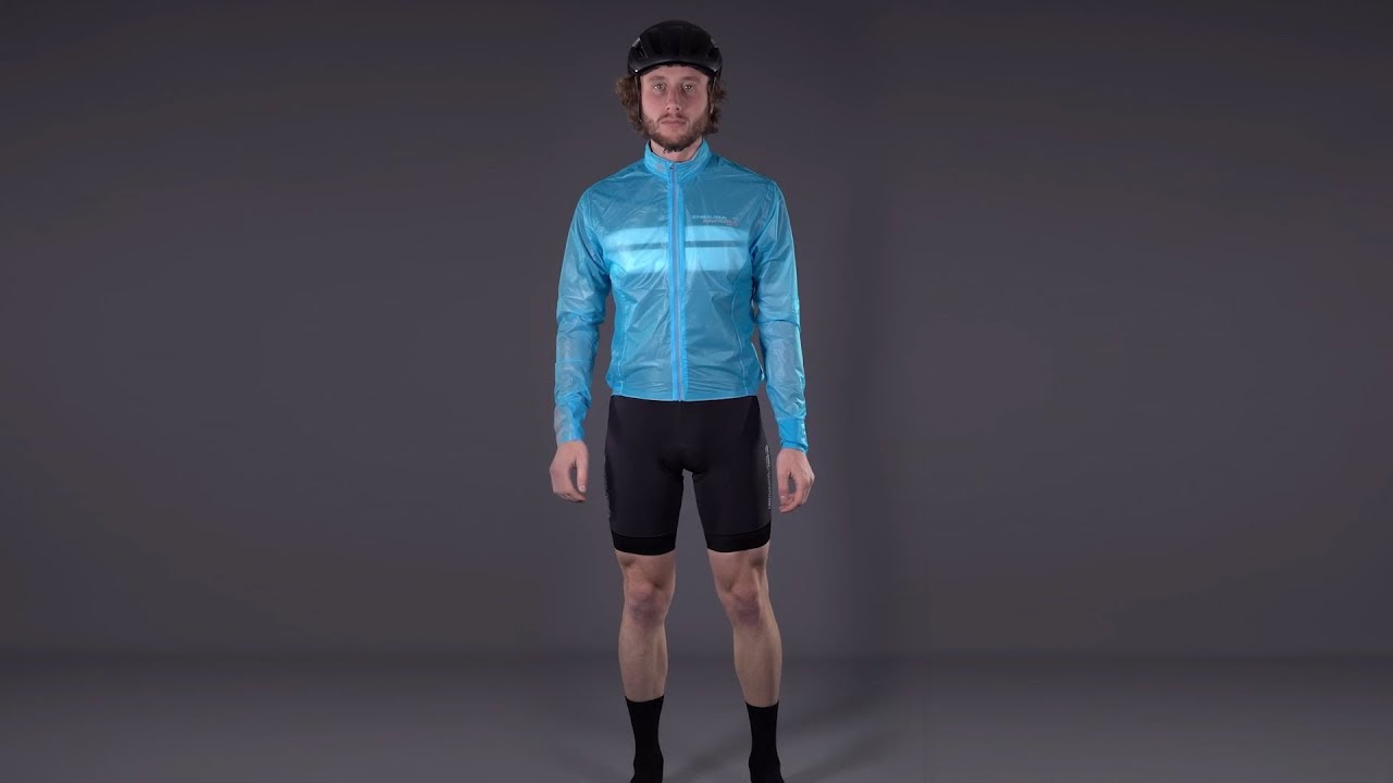 Geacă de ciclism pentru bărbați Endura FS260-Pro Adrenaline Race II hi-viz blue