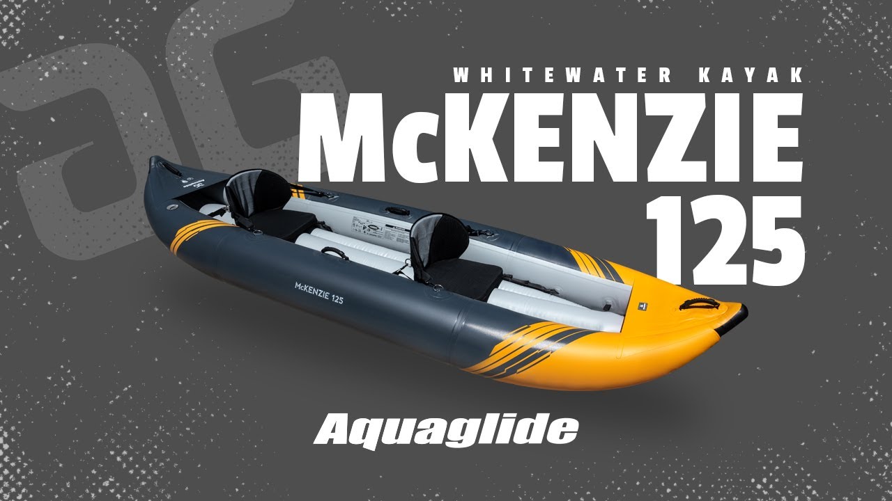 Aquaglide McKenzie 125 gri 584120129 Caiac gonflabil pentru 2 persoane Aquaglide McKenzie 125 gri 584120129