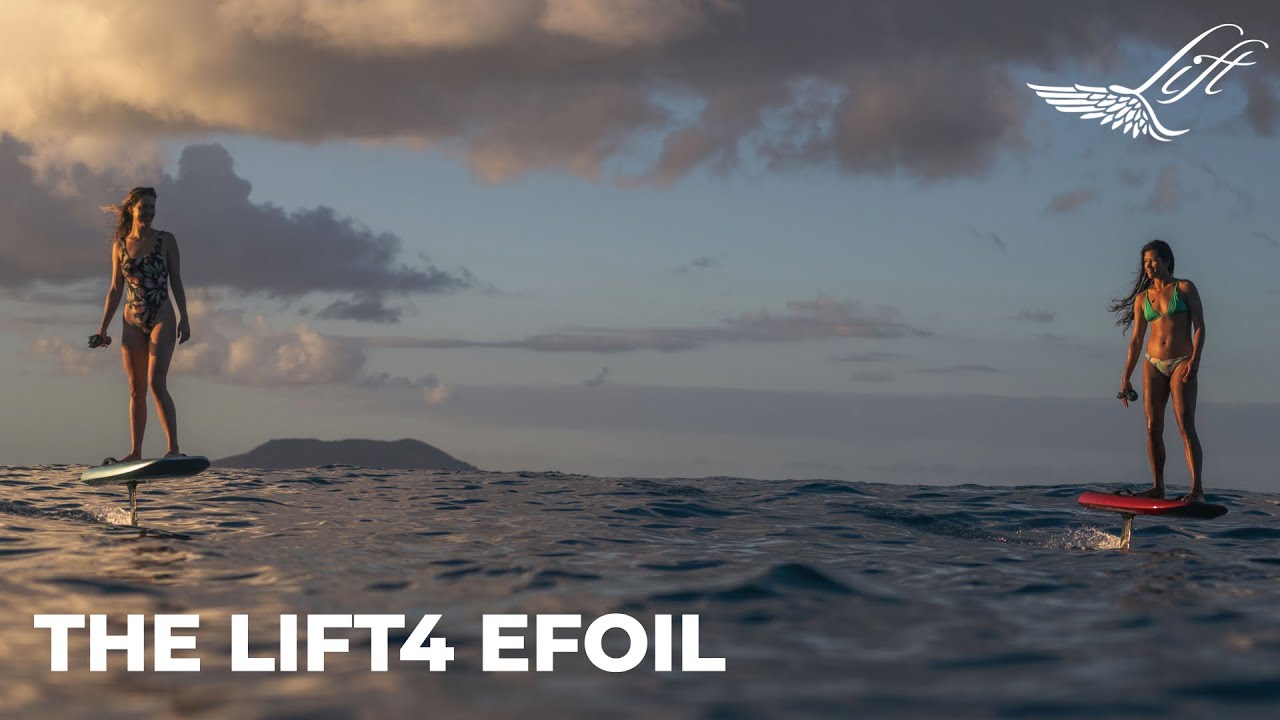Electric bord eFoil Lift Foils Lift4 5'4 Cruiser verde